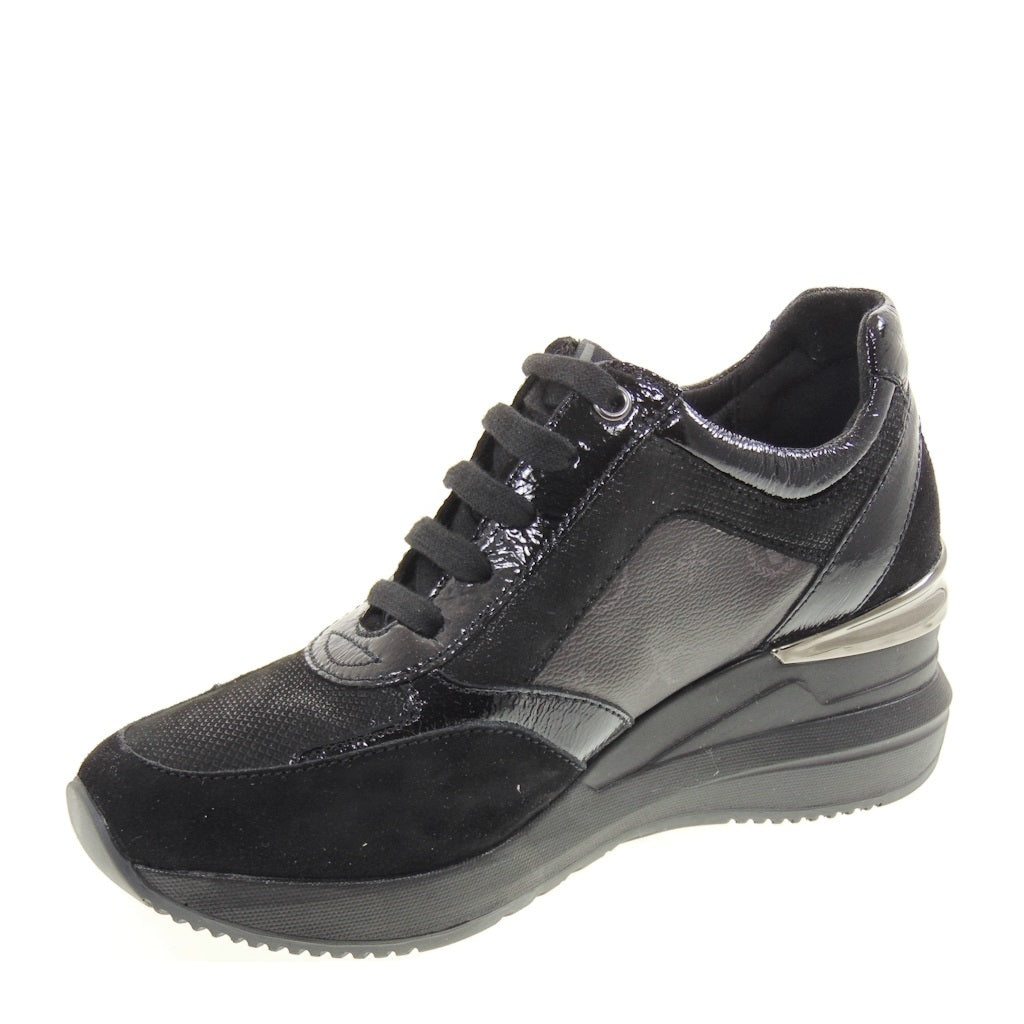 s2_Valleverde_36288_Sneaker_Casual_Donna_Pelle_Camoscio_Nero
