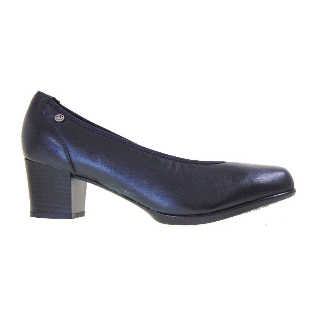 RIPOSELLA OLGA1 Decollete Classici Donna Pelle Tacco Grosso 5Cm Suola Gomma