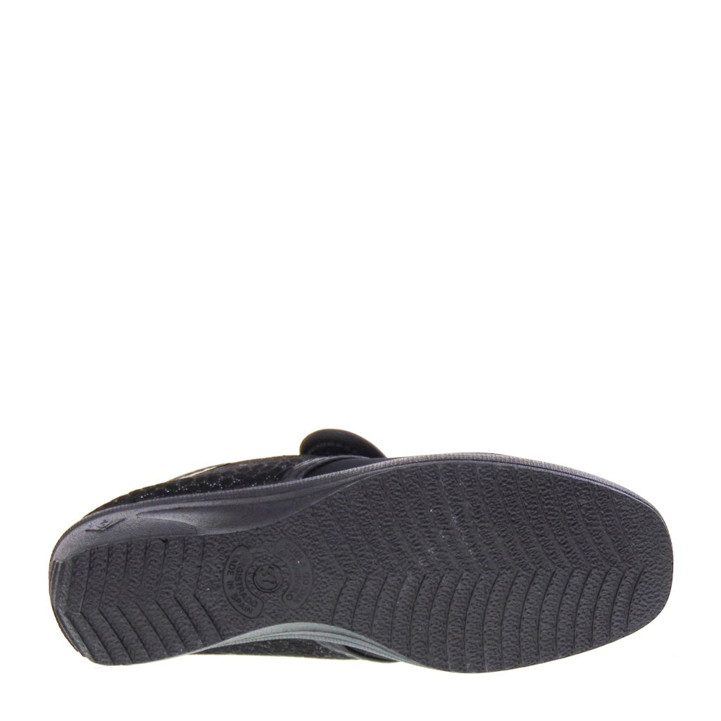 s4_Valleverde_26219_Pantofole_A_Scarpa_Strappi_Donna_Panno_Nero