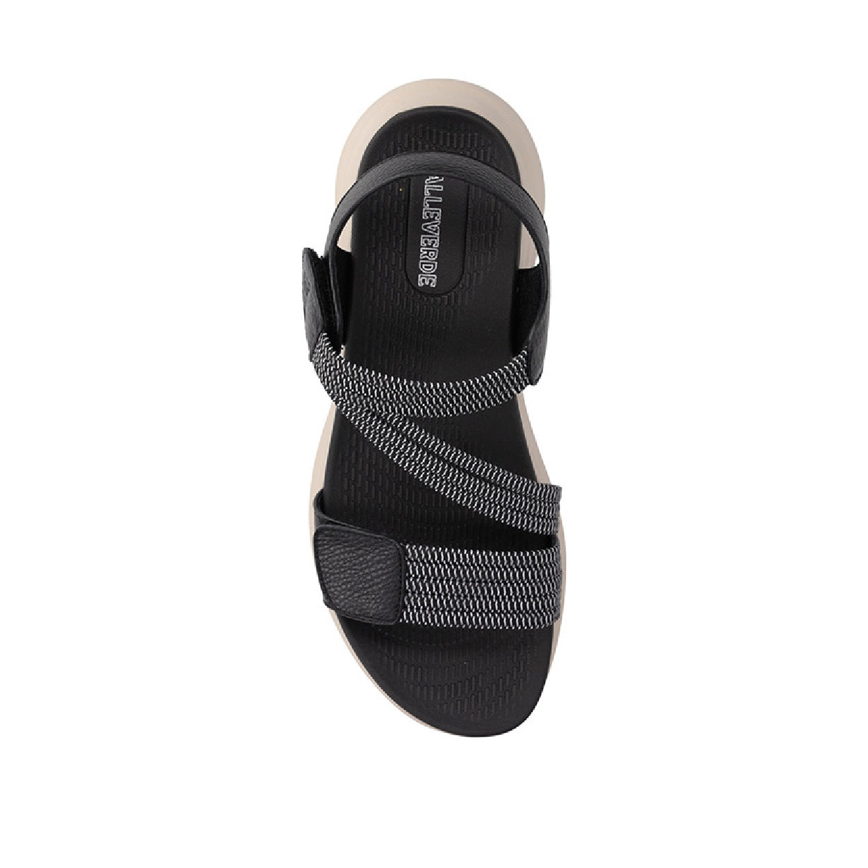s6_Valleverde_57100_Sandali_Sportivi_Donna_Pelle_Sintetica_Nero