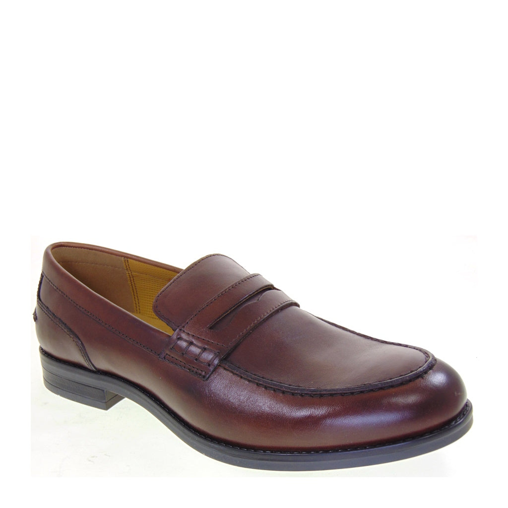 VALLEVERDE 28860 Mocassini Casual Uomo Pelle Testa Moro Tacco Grosso 3Cm Suola Gomma
