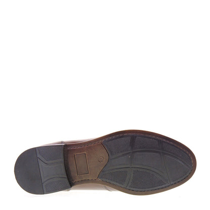VALLEVERDE 28860 Mocassini Casual Uomo Pelle Testa Moro Tacco Grosso 3Cm Suola Gomma