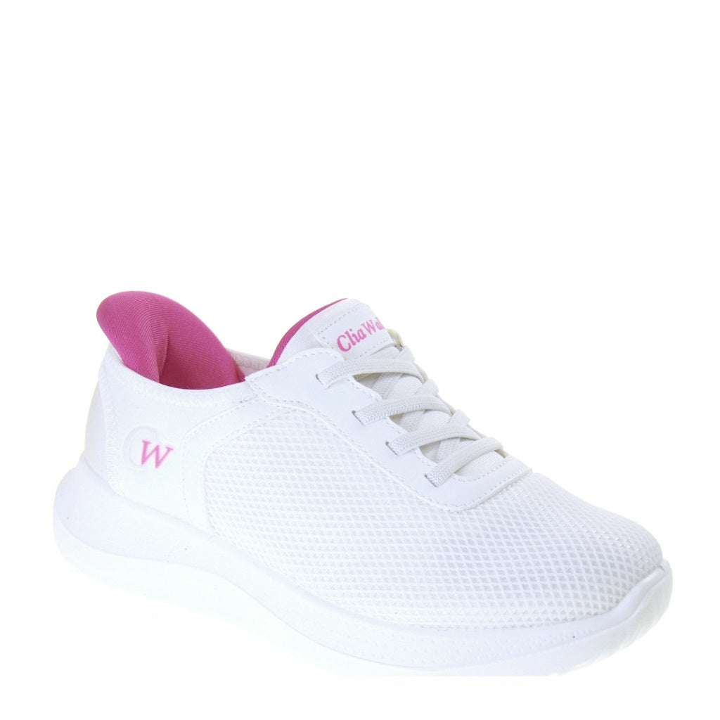s1_Cliawalk_Easy1_Sneaker_Casual_Donna_Tela_Bianco