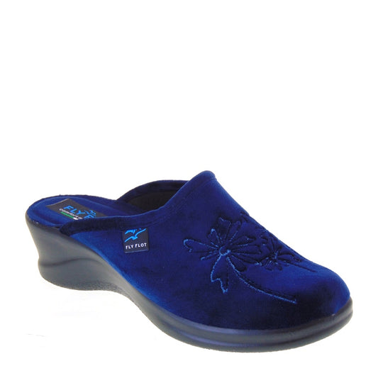 s1_Fly_Flot_96Y90Pp_Pantofole_Casa_Camera_Donna_Panno_Blu