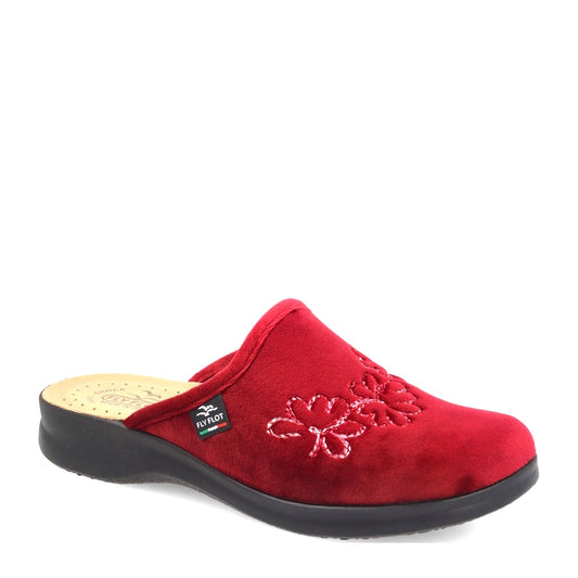 s1_Fly_Flot_H9W16Pb_Pantofole_Casa_Camera_Donna_Panno_Bordeaux