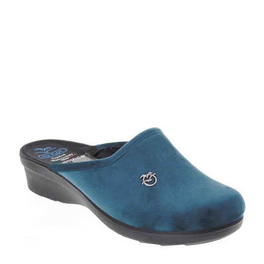 s1_Fly_Flot_L7X67Pd_Pantofole_Casa_Camera_Donna_Panno_Verde