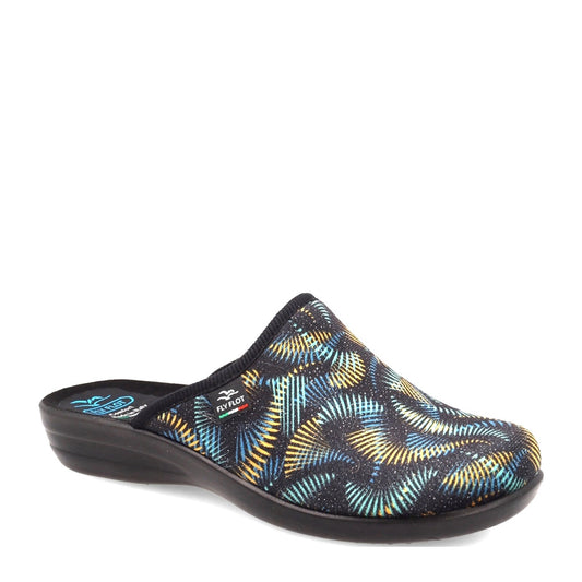 s1_Fly_Flot_P3T376D_Pantofole_Casa_Camera_Donna_Panno_Blu