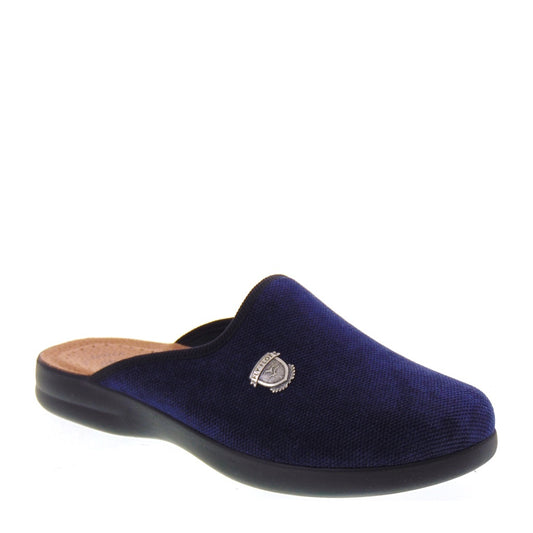 s1_Fly_Flot_P7588Me_Pantofole_Casa_Camera_Uomo_Panno_Blu