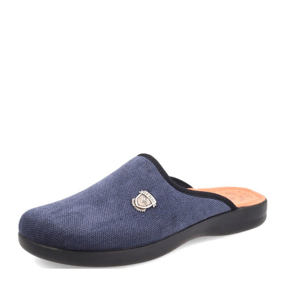 s1_Fly_Flot_P7588Me_Pantofole_Casa_Camera_Uomo_Panno_Blu