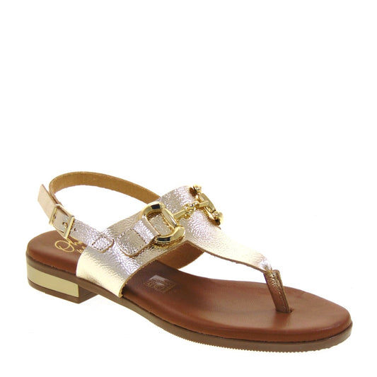 s1_Oh_My_Sandals_5334_Infradito_Quotidiano_Donna_Pelle_Laminata_Champagne