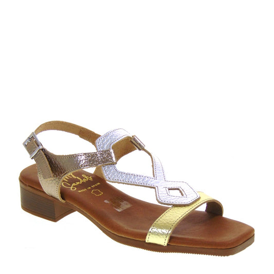 s1_Oh_My_Sandals_5345_Sandali_Sportivi_Donna_Pelle_Laminata_Bronzo