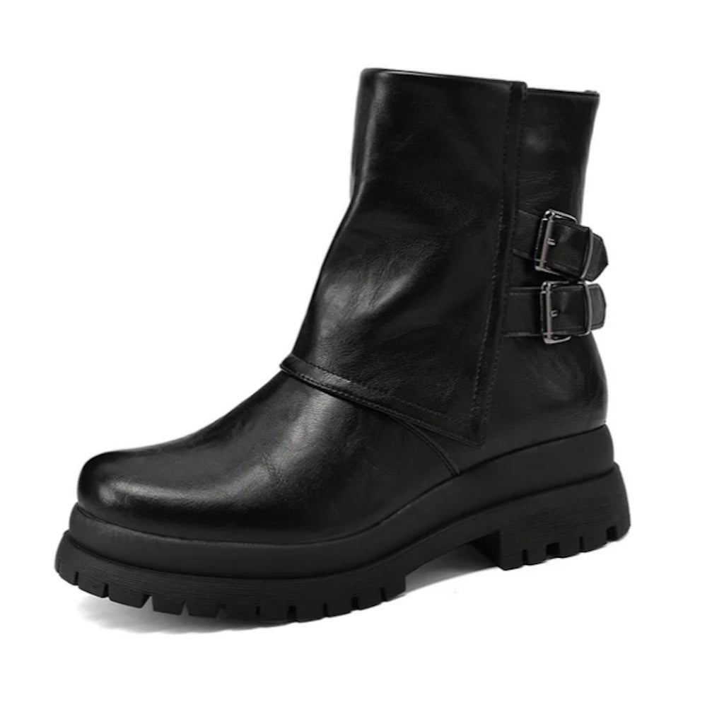 s1_Queen_Helena_X3396_Stivaletti_Moda_Donna_Pelle_Sintetica_Nero