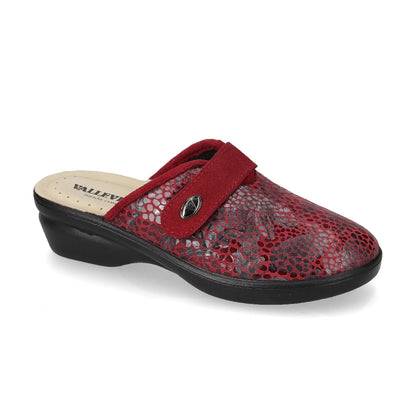 s1_Valleverde_25234_Pantofole_Casa_Camera_Donna_Panno_Bourdeaux