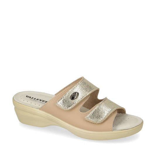 s1_Valleverde_25312_Pantofole_Casa_Camera_Donna_Pelle_Liscia_Beige