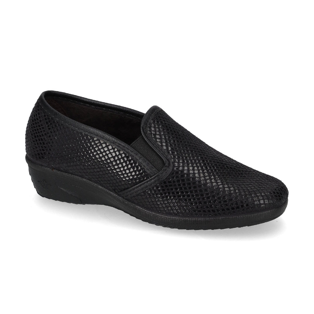 s1_Valleverde_26215_Pantofole_A_Scarpa_Slipon_Donna_Tessuto_Nero