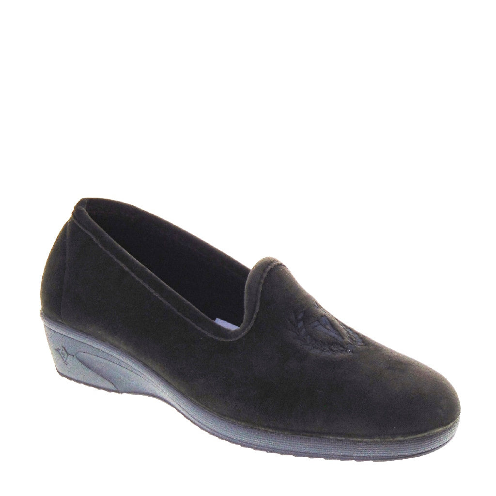 s1_Valleverde_26223_Pantofole_Casa_Camera_Donna_Panno_Grigio