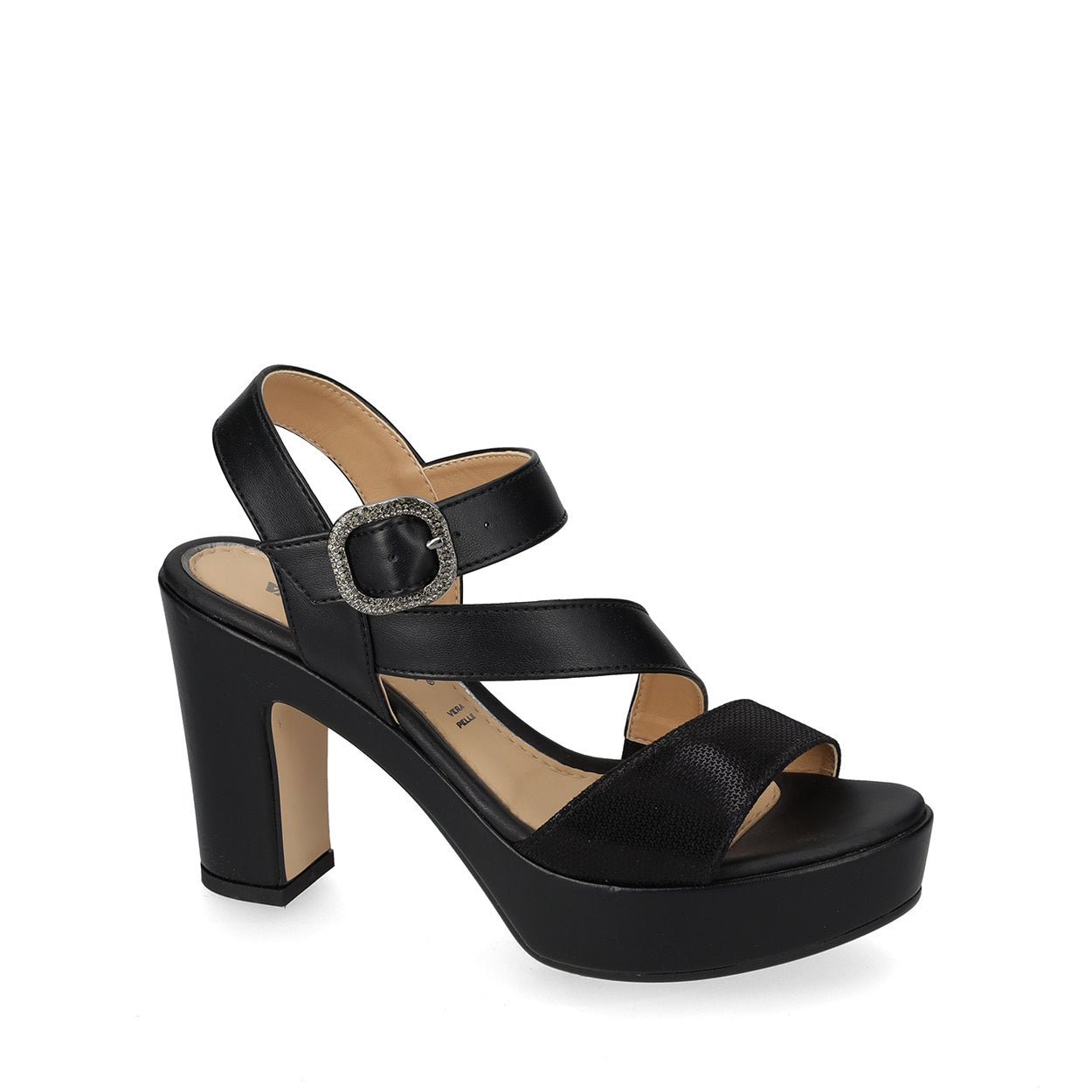 s1_Valleverde_32520_Sandali_Cerimonia_Donna_Pelle_Sintetica_Nero