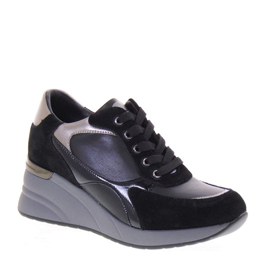 s1_Valleverde_35530_Sneaker_Casual_Donna_Scamosciato_Nero