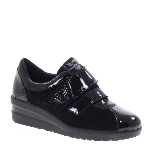 s1_Valleverde_36205_Sneaker_Casual_Donna_Scamosciato_Nero