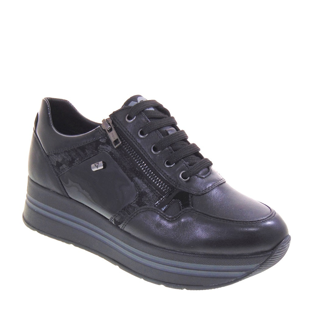 s1_Valleverde_36264_Sneaker_Casual_Donna_Pelle_Nero