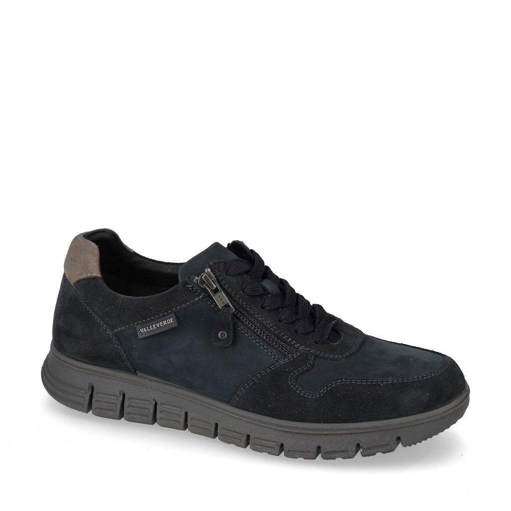 s1_Valleverde_36881_Sneaker_Casual_Uomo_Scamosciato_Navy