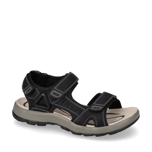 s1_Valleverde_54803_Sandali_Sportivi_Uomo_Pelle_Sintetica_Nero