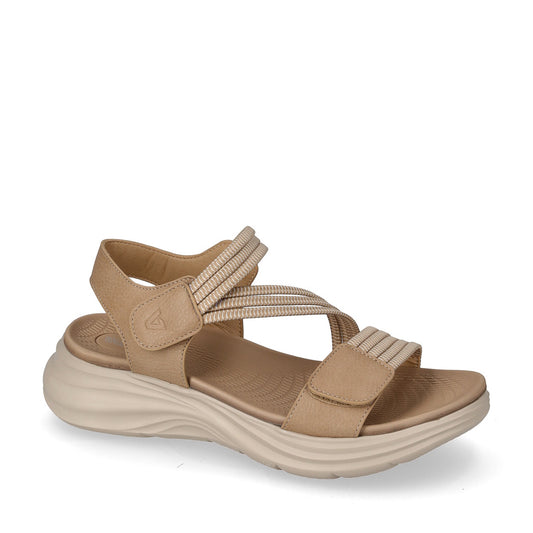 s1_Valleverde_57100_Sandali_Sportivi_Donna_Pelle_Sintetica_Beige