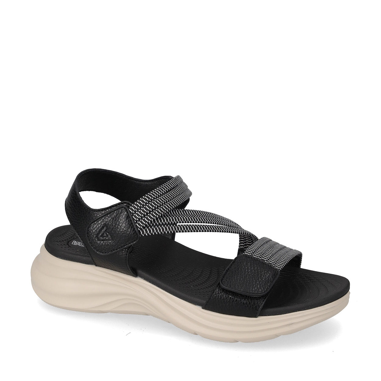 s1_Valleverde_57100_Sandali_Sportivi_Donna_Pelle_Sintetica_Nero