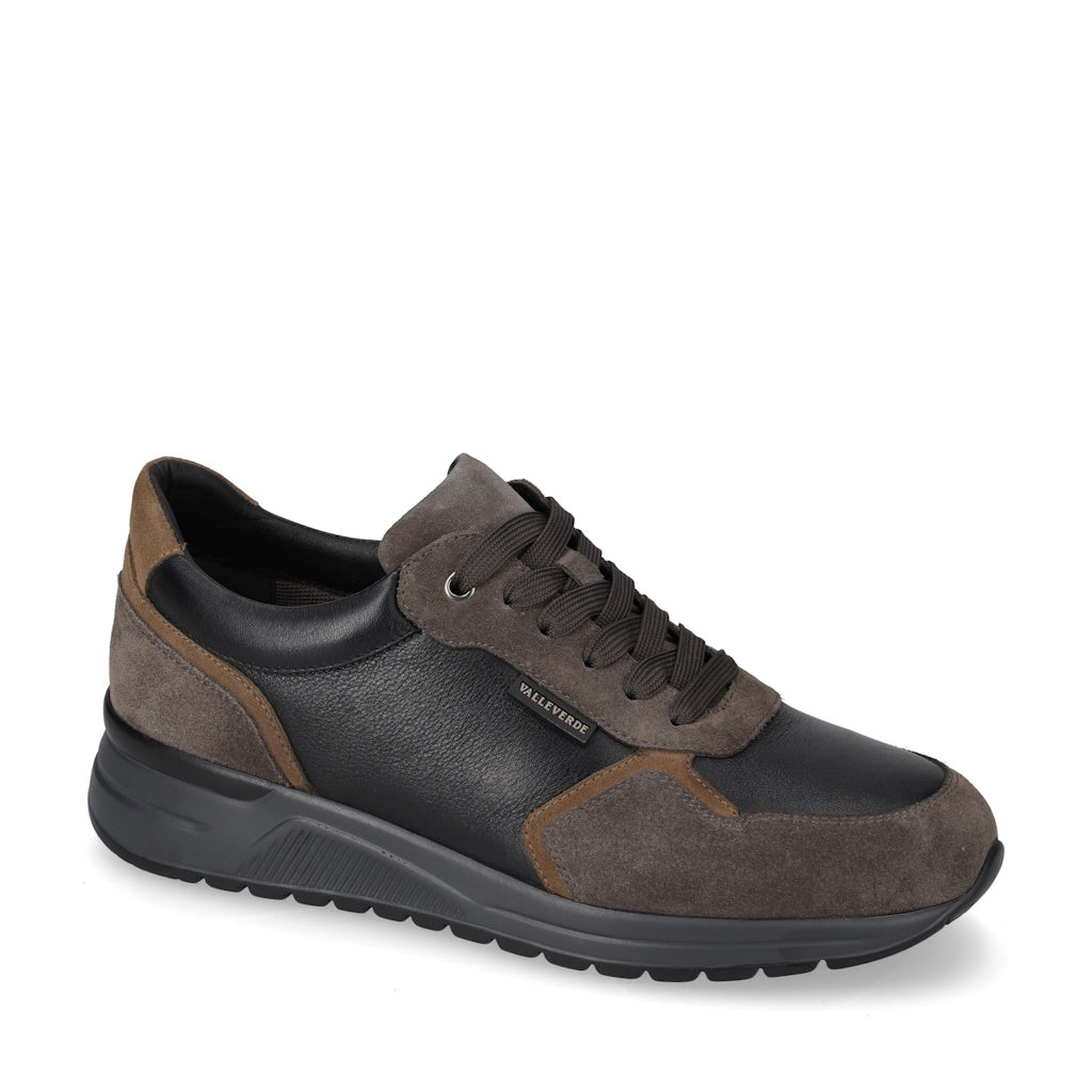 s1_Valleverde_Vy956W_Sneaker_Casual_Uomo_Pelle_Camoscio_Antracite