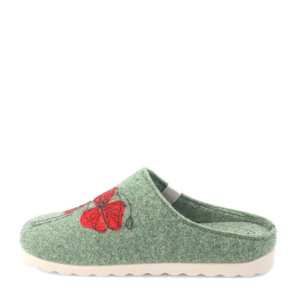 s2_Fly_Flot_B3W83Ez_Pantofole_Casa_Camera_Donna_Lana_Cotta_Verde