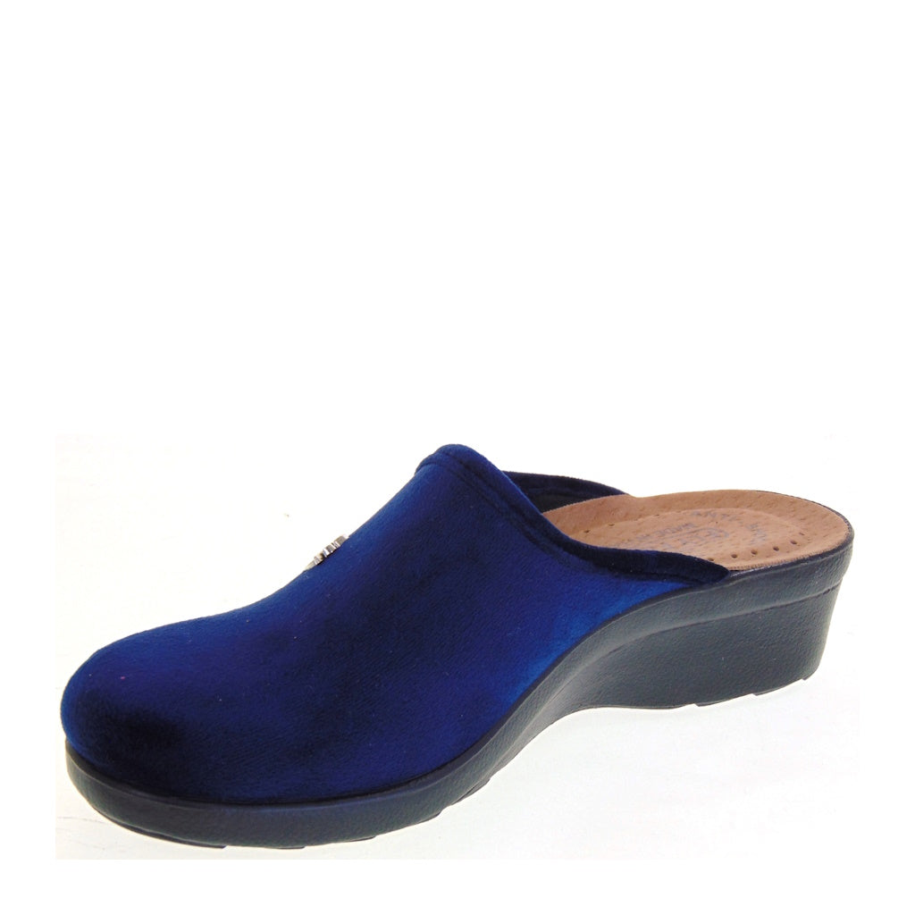 s2_Fly_Flot_L7X67Pe_Pantofole_Casa_Camera_Donna_Panno_Blu
