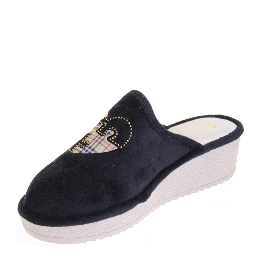 s2_Riposella_Wb03Bx_Pantofole_Casa_Camera_Donna_Samia_Panno_Nero