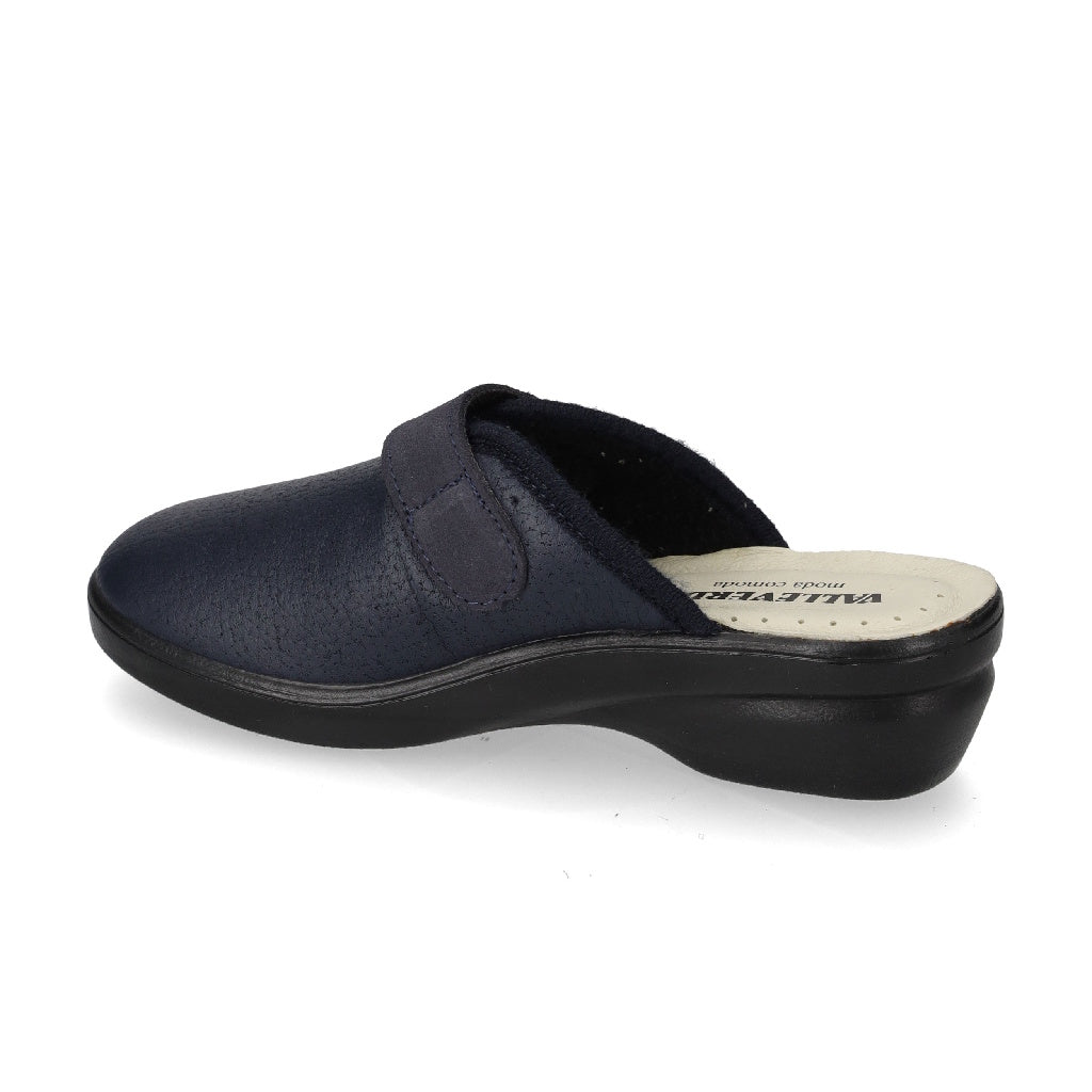 s2_Valleverde_25237_Pantofole_Casa_Camera_Donna_Panno_Blu