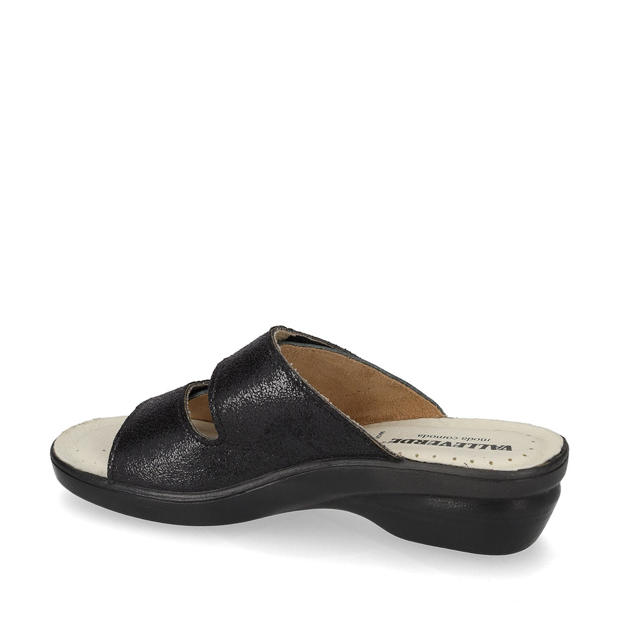 s2_Valleverde_25312_Pantofole_Casa_Camera_Donna_Pelle_Liscia_Nero