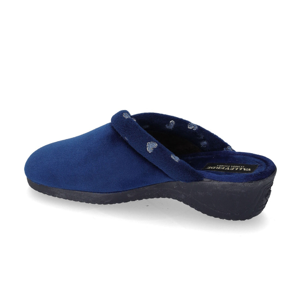 s2_Valleverde_26155_Pantofole_Casa_Camera_Donna_Panno_Blu