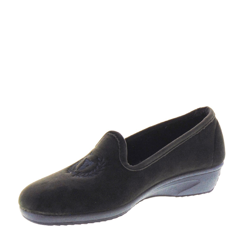 s2_Valleverde_26223_Pantofole_Casa_Camera_Donna_Panno_Grigio