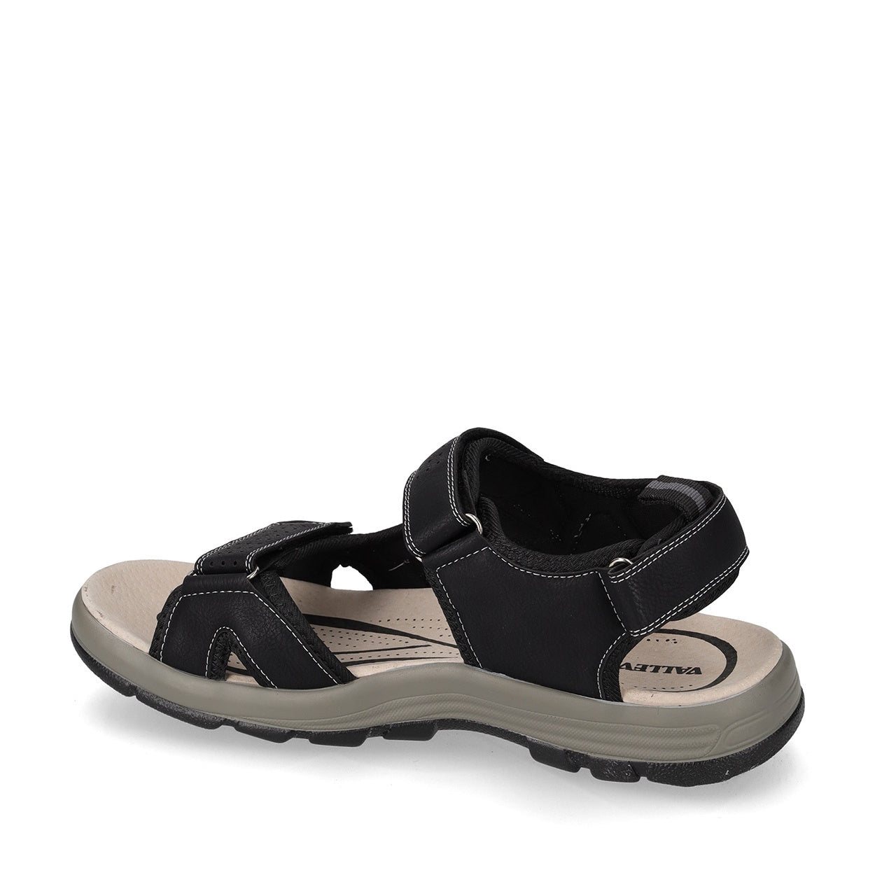 s2_Valleverde_54803_Sandali_Sportivi_Uomo_Pelle_Sintetica_Nero