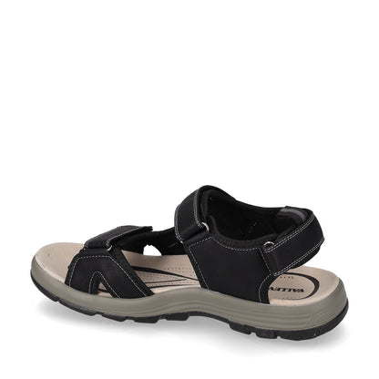 s2_Valleverde_54803_Sandali_Sportivi_Uomo_Pelle_Sintetica_Nero