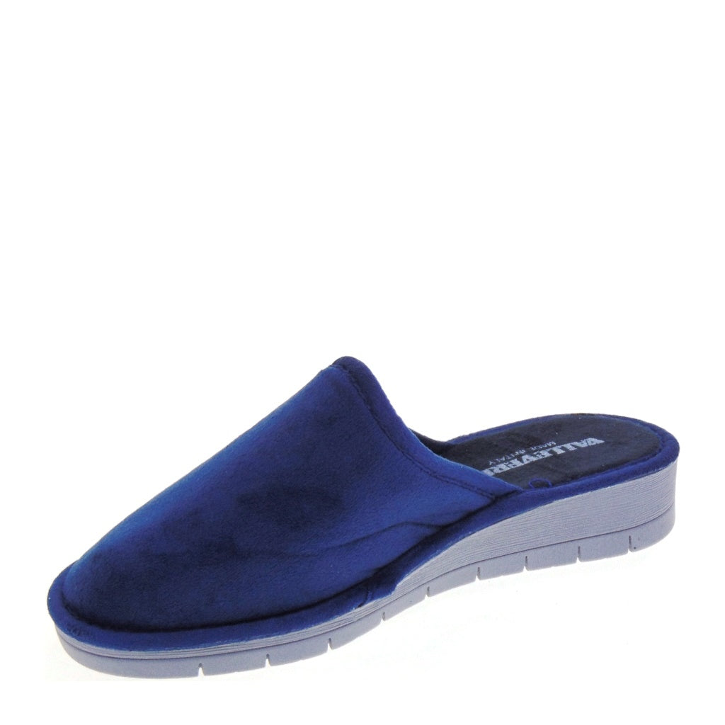 s2_Valleverde_55103_Pantofole_Casa_Camera_Donna_Panno_Blu