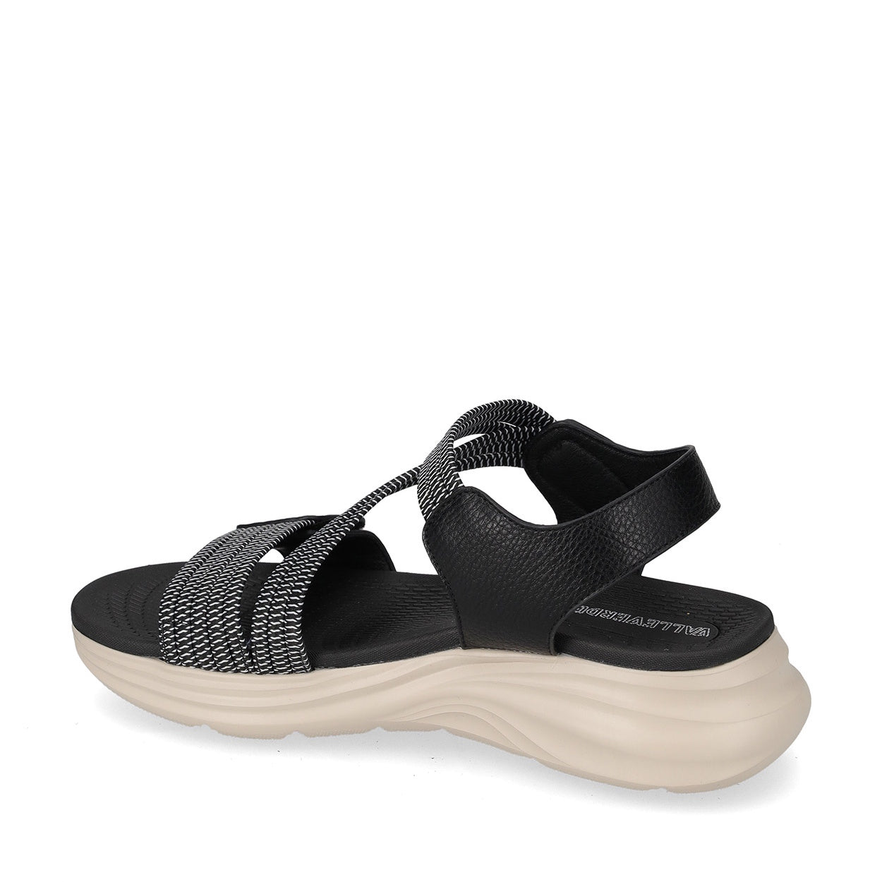 s2_Valleverde_57100_Sandali_Sportivi_Donna_Pelle_Sintetica_Nero
