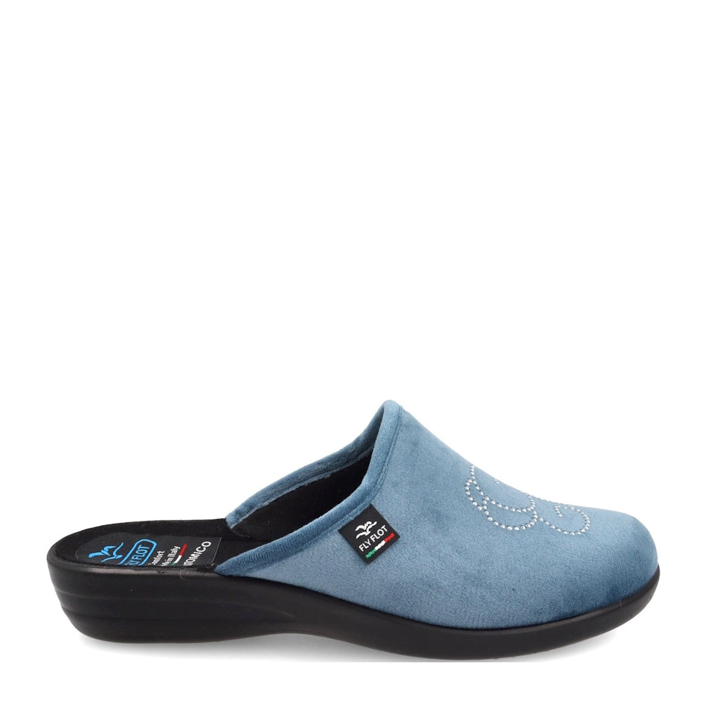 s3_Fly_Flot_P3Y03Pd_Pantofole_Casa_Camera_Donna_Panno_Avio