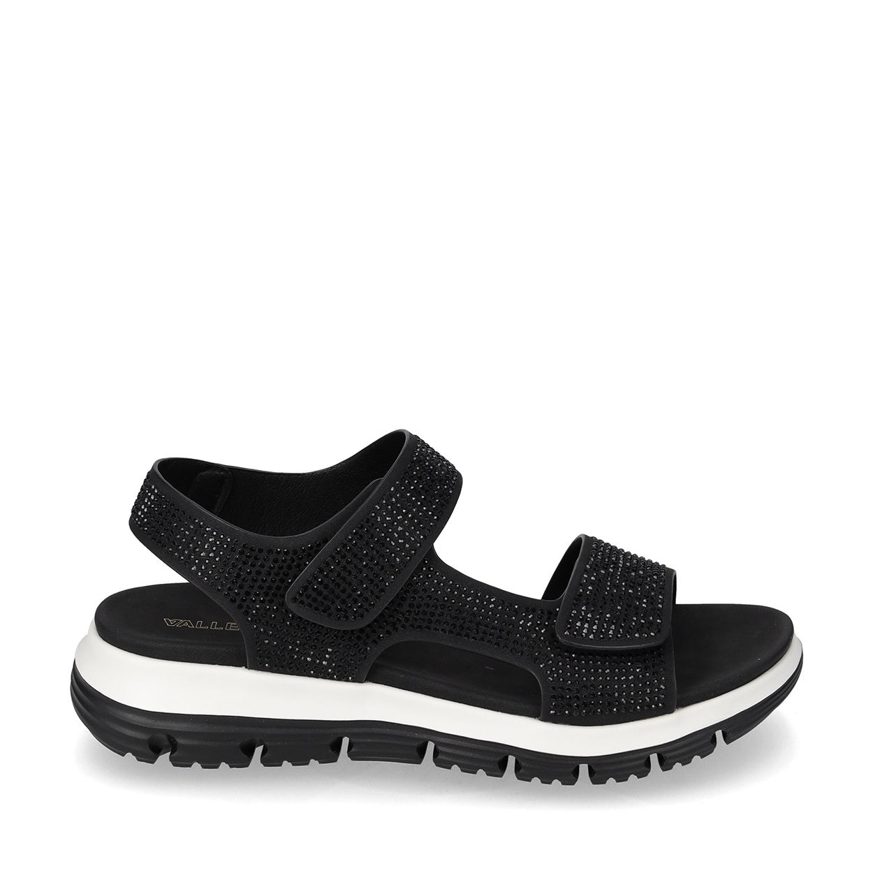 s3_Valleverde_57110_Sandali_Sportivi_Donna_Tela_Nero
