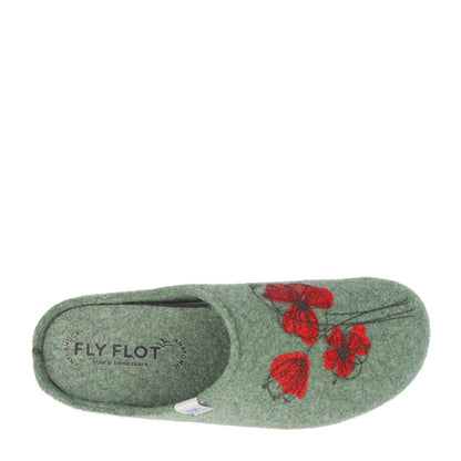 s4_Fly_Flot_B3W83Ez_Pantofole_Casa_Camera_Donna_Lana_Cotta_Verde