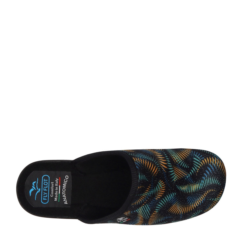 s4_Fly_Flot_P3T376D_Pantofole_Casa_Camera_Donna_Panno_Blu