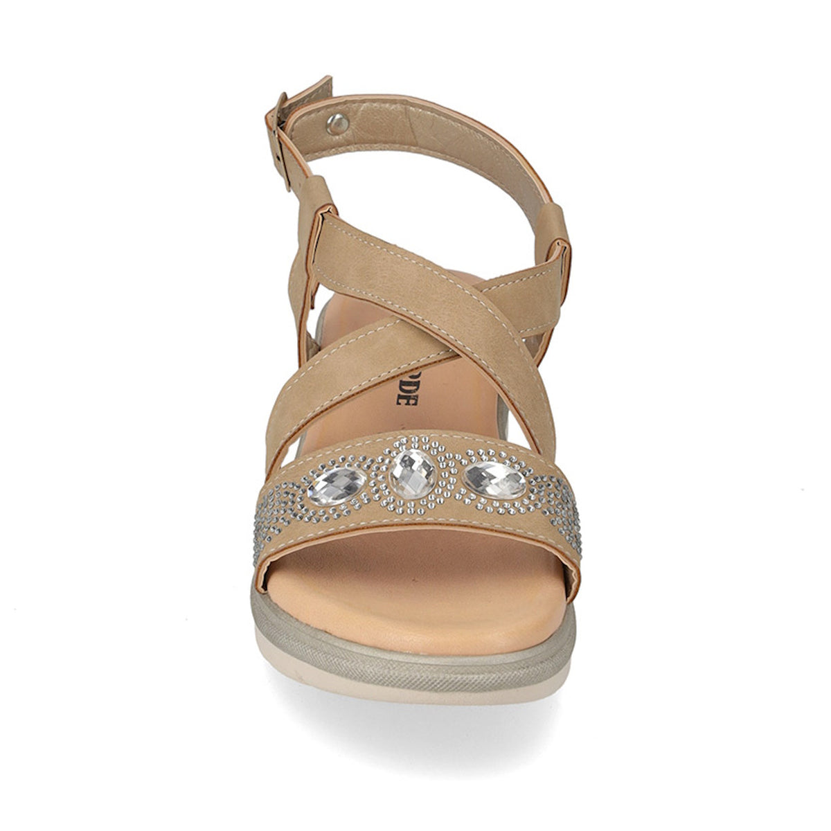 s4_Valleverde_55560_Sandali_Sportivi_Donna_Pelle_Sintetica_Beige