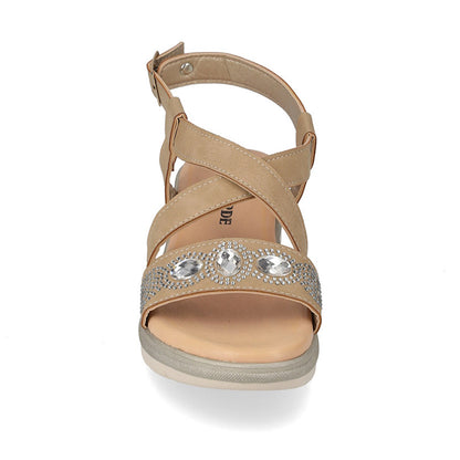 s4_Valleverde_55560_Sandali_Sportivi_Donna_Pelle_Sintetica_Beige