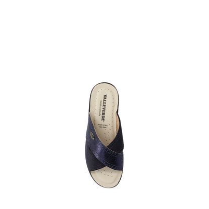 s6_Valleverde_25301_Pantofole_Casa_Camera_Donna_Pelle_Liscia_Blu