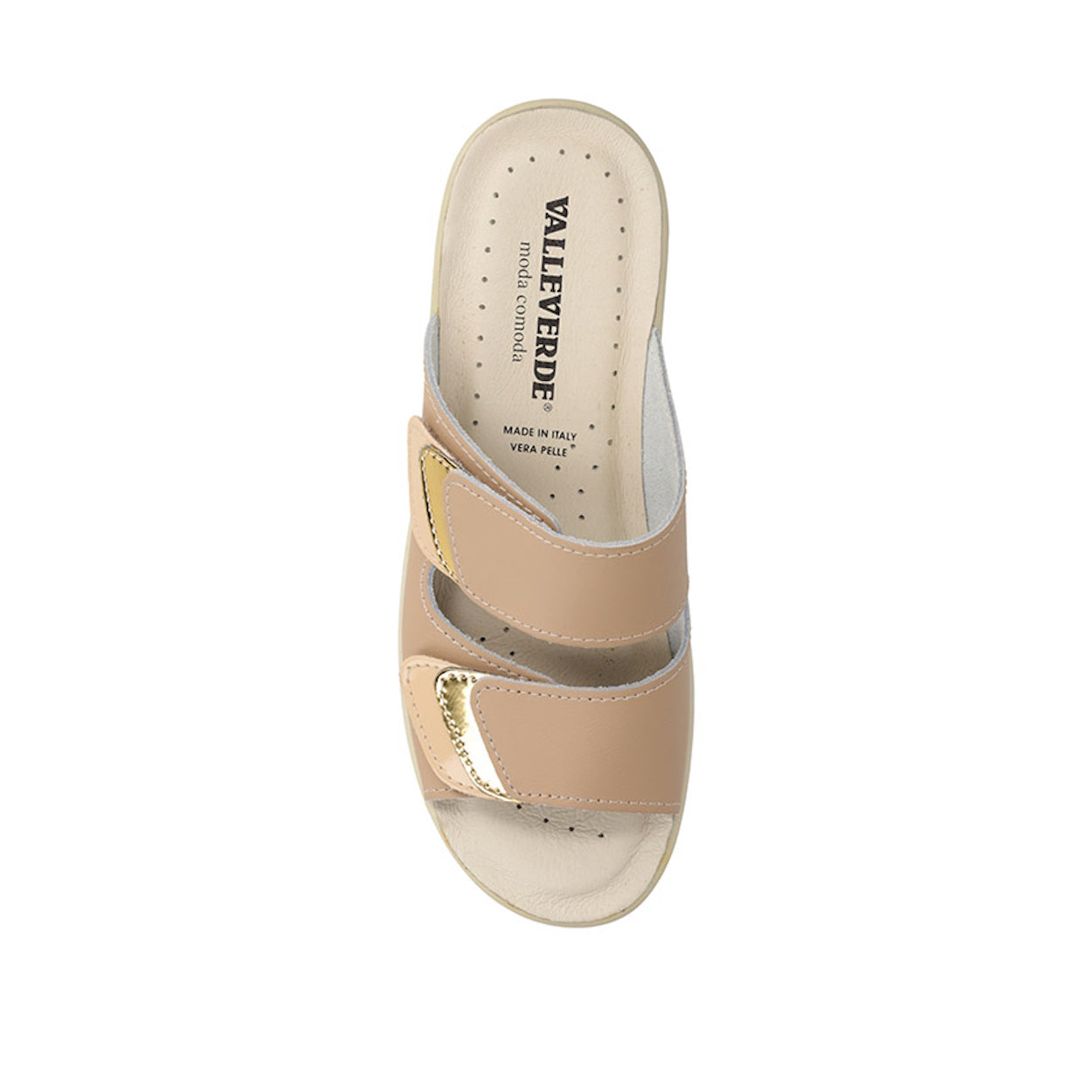 s6_Valleverde_25315_Pantofole_Casa_Camera_Donna_Pelle_Liscia_Beige