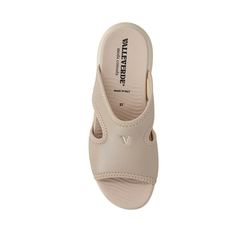 s6_Valleverde_25400_Ciabatte_Aperte_Donna_Tessuto_Beige