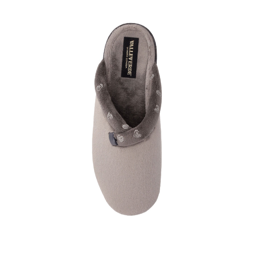 s6_Valleverde_26155_Pantofole_Casa_Camera_Donna_Panno_Grigio